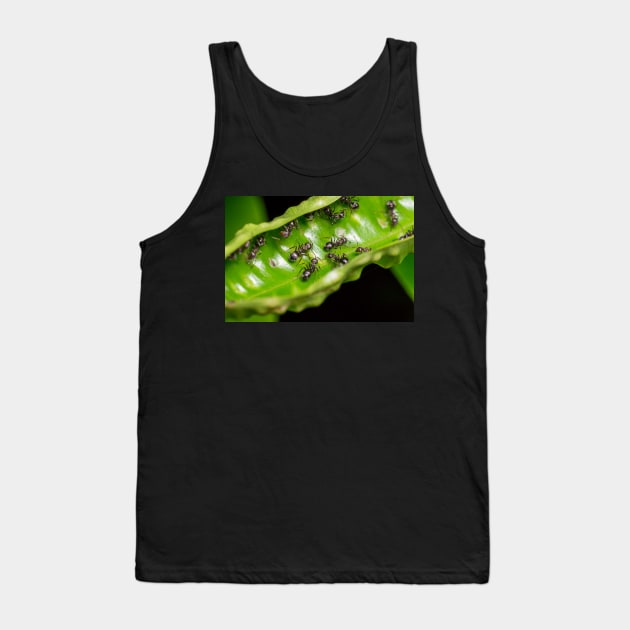 Unique and organic photo of a swarm of ants Tank Top by AvonPerception